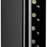 Baridi 7 Bottle 15cm Slim Wine Cooler with Digital Touch Screen Controls, Black - DH76