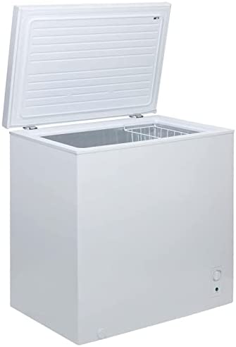 198L White Chest Freezer, Freestanding, W82 x D55 x H85cm - SIA CHF198WH
