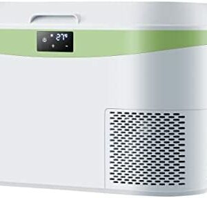 BINGI Portable Refrigerator 11.3Quart(12.8L) Mini Fridge/Freezer Compressor Cooler Small Compact Auto Refrigerator 12/24/230v for Vehicles,Driving,Travel,Fishing,Outdoor Camping