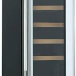 Cookology CWC300WH Freestanding Undercounter Fridge Cabinet 30cm Wine Cooler, 20 Bottle, 60 Litre Capacity, with Digital Temperature Control and Reversible Door - in White