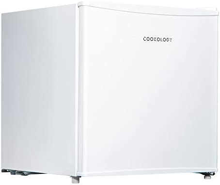 Cookology Table Top Mini Fridge, 46 Litre Refrigerator with Ice Box (White)