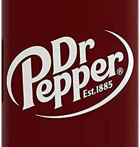 DR. PEPPER MIS135DRP Curtis Mini Portable Compact Personal Fridge Cools & Heats, 4 Litre Capacity, 6 Cans, Makeup, Skincare, Freon-Free & Eco Friendly, Includes Home Plug & 12V Car Charger, MAROON