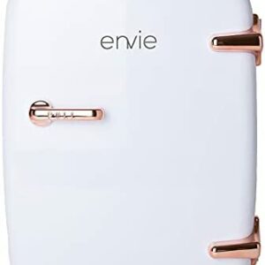 EnViE Beauty Mini Fridge - Portable Beauty Fridge & Make Up Fridge Storage Organiser with a Thermoelectric Cooler to Keep Cosmetics Fresh - USB Powered for Bedroom, Home, Cars and Office
