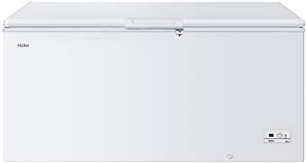 Haier HCE319F Freestanding Chest Freezer, 319L Total Capacity, With Counter Balance Lid, White