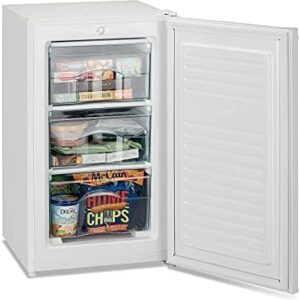 IceKing RZ109WL 48cm Under Counter Freezer | Freestanding Freezer White (Undercounter Freezer)