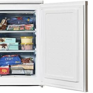 Igenix IG355W Freestanding Under Counter Freezer with 3 Large Drawers, Reversible Door, 93 Litre Freezer Capacity, 55 cm Wide, White