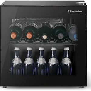 Inventor Vino Wine Cooler 43L, for Wine and beverages, Glass door and compact size (WEE/MM0449AA)