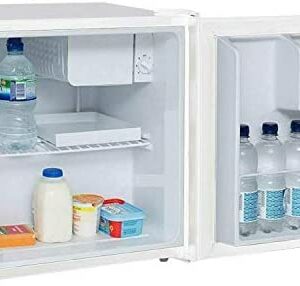 SIA TT01WH 47 Litre White Counter Table Top Mini Drinks Fridge With Ice Box