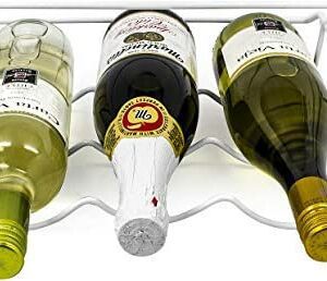 Sorbus® Fridge Wine Rack- Refrigerator Bottle Rack Holds 3 Bottles of Your Favorite Wine or Drink Universal Bottle Holder Will Fit Most Fridges