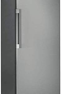 Whirlpool SW8 1Q XR UK.2 Freestanding Tall Larder Fridge, 368L, 59.5cm wide, Reversible Door, Optic Inox