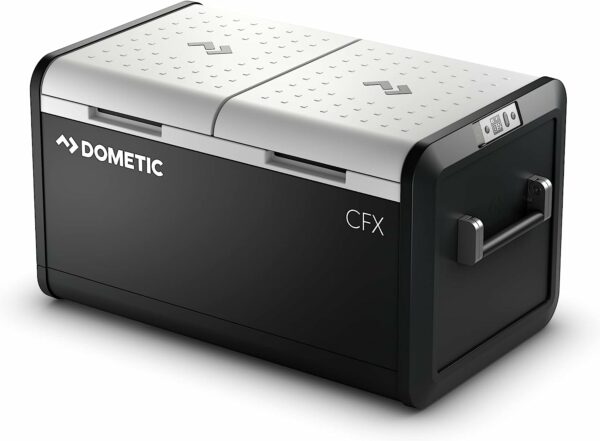 DOMETIC CFX3 75-Litre Dual Zone Portable Refrigerator and Freezer, Powered by AC/DC or Solar…