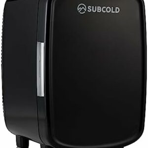 Subcold Luxe9 Mini Fridge | 9L Portable Thermoelectric AC Power Mini Cooler | Small Mini fridge for bedrooms quiet for Offices, Beauty, Skincare & Cosmetics (Black)