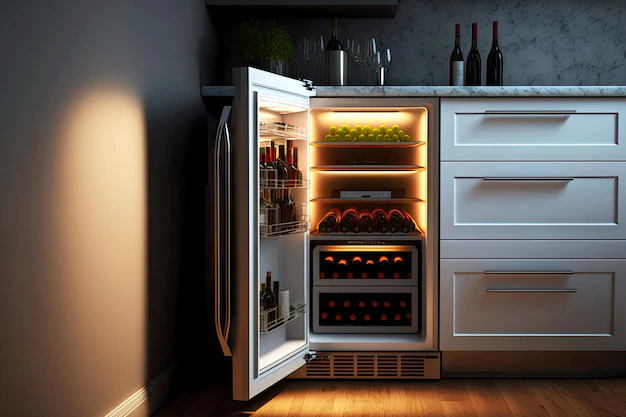 large professional wine fridge with open door 124507 67458.jpg
